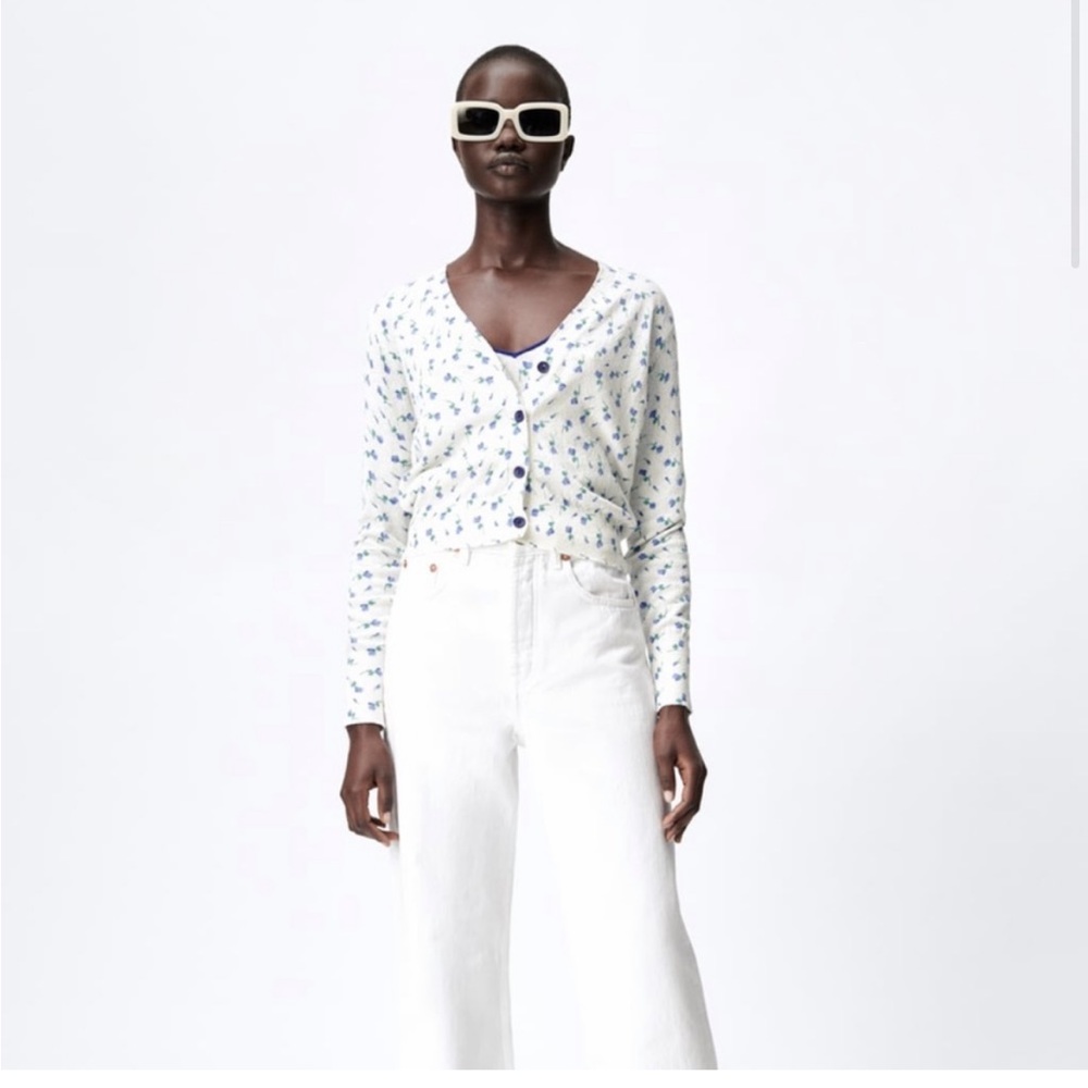 Zara Floral Cardigan Set